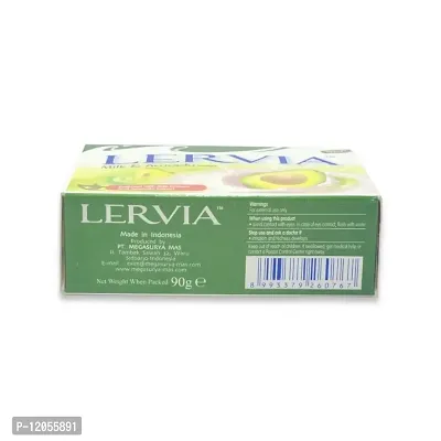 Lervia Milk and Avocado Soap 90g (Pack of 3)-thumb2