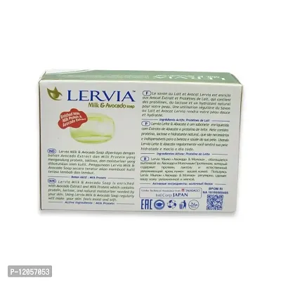 Lervia Milk and Avocado Soap 90g (Pack of 7)-thumb3