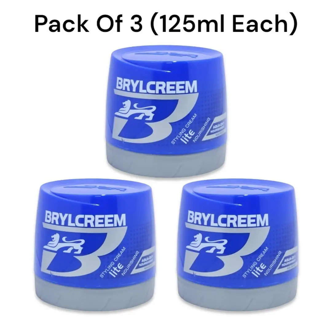 Buy BRYLCREEM Lite Nourishing Hair Cream 125ml (Pack of 3) - Lowest price  in India| GlowRoad