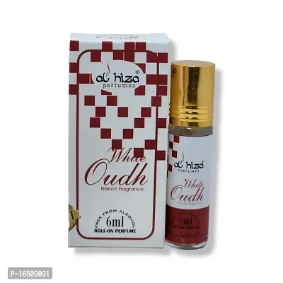 Al hiza perfumes White Oudh Roll-on Perfume Free From Alcohol 6ml (Pack of 3)-thumb3