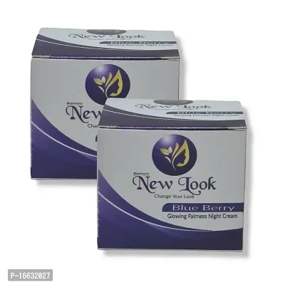 Newlook Blue berry Glowing Fairness Night Cream 30g (Pack of 2)