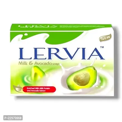 Lervia Soap - Enriched with Milk Protein and Avocado Extract 90g