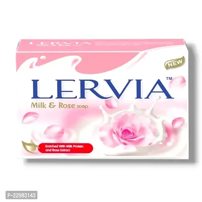 Lervia Soap - Enriched with Milk Protein and Rose Extract 90g-thumb0