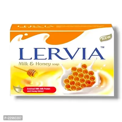 Lervia Soap - Enriched with Milk Protein and Honey Extract 90g-thumb0