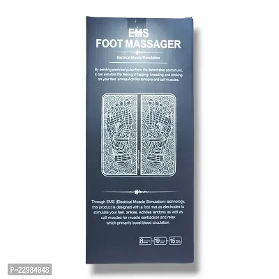 Foot Massager Electric Foot And Body Pain Relief EMS Massage Machine Pad Feet Muscle Stimulator Massager Mat Pad Relax Feet for Home  Office Use Portable Electric