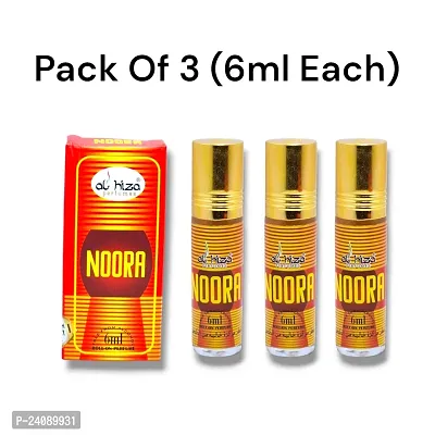 Al hiza Noora perfumes Roll-on 6ml (Pack of 3)