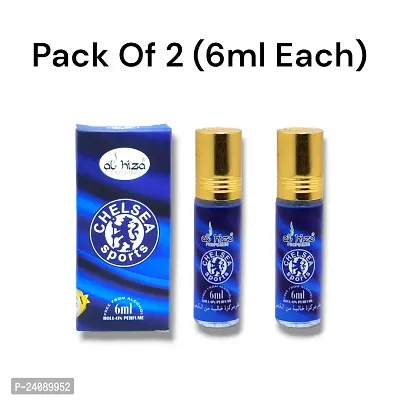 Al hiza Chelsea Sports perfumes Roll-on 6ml (Pack of 2)