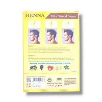 Henna Hair Dye Shampoo Natural Brown 30g-thumb1