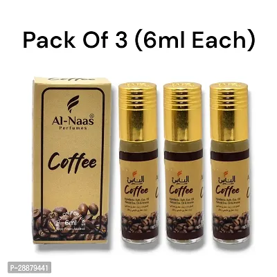 Al Naas Coffee perfumes Roll-on 6ml (Pack of 3)