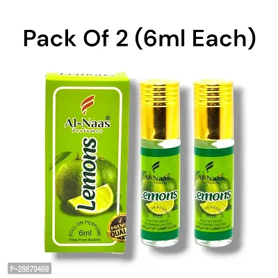 Al Naas Lemon perfumes Roll-on 6ml (Pack of 2)-thumb0