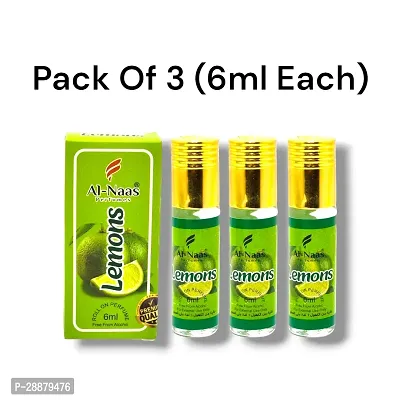 Al Naas Lemon perfumes Roll-on 6ml (Pack of 3)-thumb0