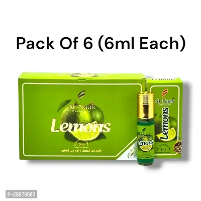 Al Naas Lemon perfumes Roll-on 6ml (Pack of 6)