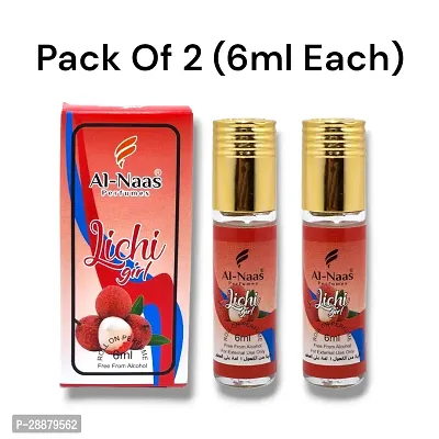 Al Naas Lichi Girl perfumes Roll-on 6ml (Pack of 2)