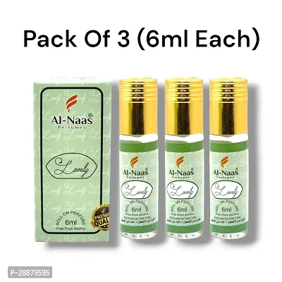 Al Naas Lovely perfumes Roll-on 6ml (Pack of 3)