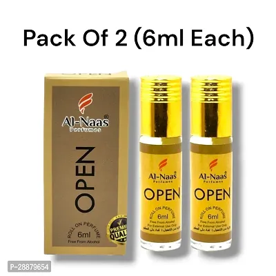 Al Naas Open perfumes Roll-on 6ml (Pack of 2)