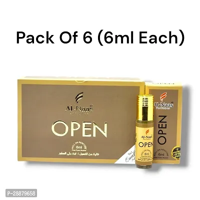 Al Naas Open perfumes Roll-on 6ml (Pack of 6)