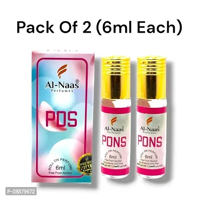 Al Naas PONS perfumes Roll-on 6ml (Pack of 2)