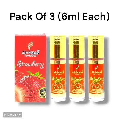 Al Naas Strawberry perfumes Roll-on 6ml (Pack of 3)