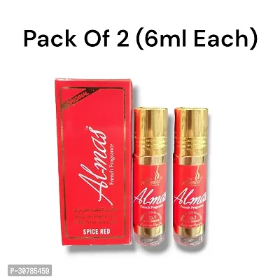 Almas Spice Red Perfume Unisex 8ml (Pack of 2)