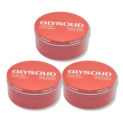 Glysolid Glycerin Skin Cream 250ml (Pack of 3)