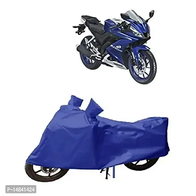 HEMSKAR Water Resistant Bike Scooter Cover Compatible with Yamaha R15 V3 All Weather Protection (Royal Blue)-thumb0