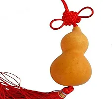 Ripe India? Feng Shui Hanging Wu Lou Decorative Showpiece (Wooden Multicolor)-thumb1