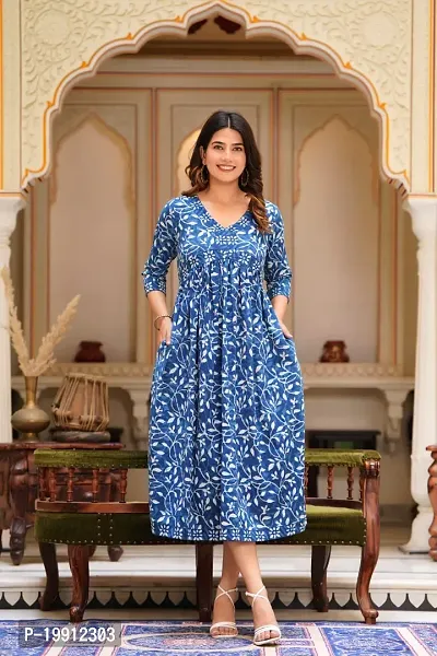 Beautiful Cotton Printed Kurta For Women