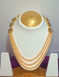 Elegant Gold Plated Jewellery Set for Women Combo-thumb1