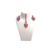 Neckless set pink colour-thumb2