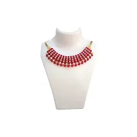 Neckless set pink colour-thumb3