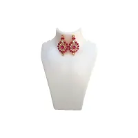 Neckless set pink colour-thumb4