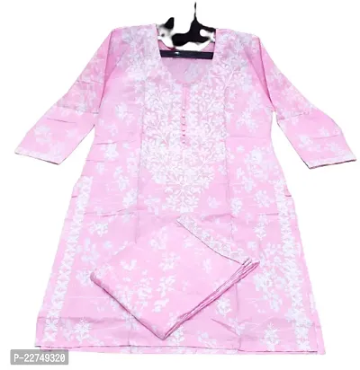 Elegent Pink Color Kurta For Women In Pack Of 1-thumb0