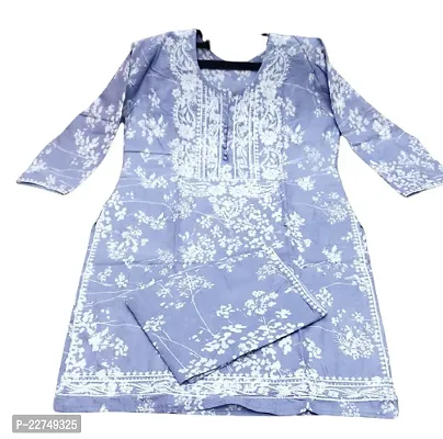 Elegent Blue Color Kurta For Women In Pack Of 1