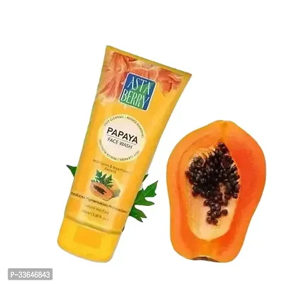 Astaberry Papaya Face Wash, 100ml Free Fairness Cream, 100ml Pack Of - 1-thumb0