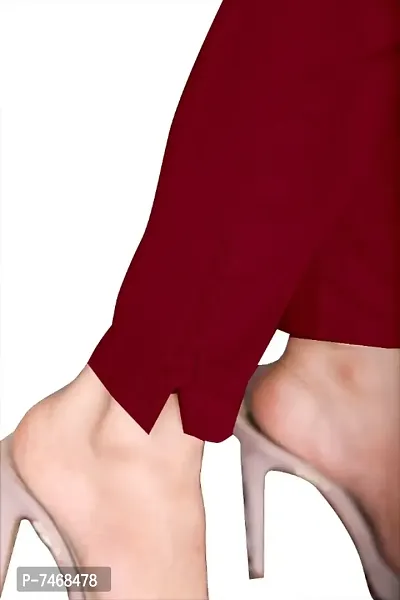 Stylish And Comfortable Solid Rayon Pant For Women-thumb3