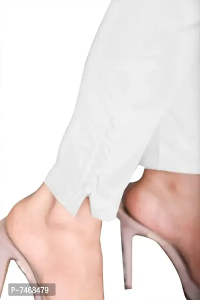 Stylish And Comfortable Solid Rayon Pant For Women-thumb3