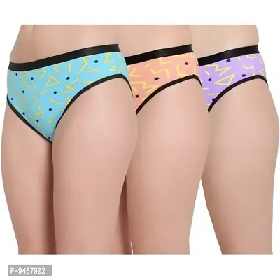 Buy Pack of 3 solid Cotton Women Panty online in India – Bruchiclub