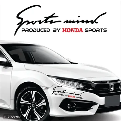 car Sticker Sports Mind Produced by HONDA Sports Car Sticker 30cm x 10 Cm Vinyl