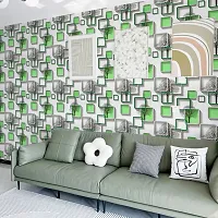 1000 CM X 45 CM  - CUBES ON TREE  [9459]- Self Adhesive Wall Paper for Living Room Bed Room Kitchen Hall Peel and Stick Vinyl Wall Paper - 45 SQFT-thumb4