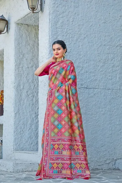 Hot Selling Cotton Silk Saree with Blouse piece 