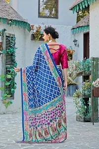 Classic Cotton Silk Printed Saree with Blouse piece-thumb3