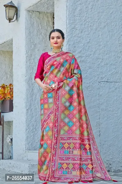 Classic Cotton Silk Printed Saree with Blouse piece-thumb4