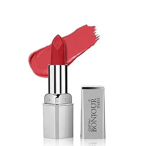 Bonjour Paris Coat Me Premium Creme Matte 9-5 Hydrating Lipstick, (Dusky Pink) 4.2 gm