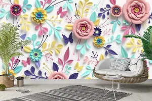 Print Panda Fabulous Wallpaper for Home Decor, Living Room, Bed Room, Kids Room Waterproof Multicolor (606)(16 X 50 INCH)-thumb3