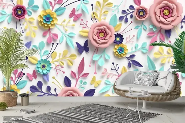 Print Panda Fabulous Wallpaper for Home Decor, Living Room, Bed Room, Kids Room Waterproof Multicolor (606)(16 X 50 INCH)-thumb4