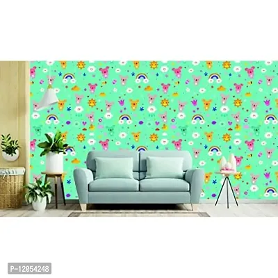 PRINT PANDA Fabulous Wallpaper for Home Decor, Living Room, Bed Room, Kids Room Waterproof Multicolor (RPS1102) 16 X 50 INCH-thumb2