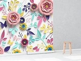Print Panda Fabulous Wallpaper for Home Decor, Living Room, Bed Room, Kids Room Waterproof Multicolor (606)(16 X 50 INCH)-thumb1