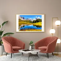 Print Panda Fabulous Landscape Wall Poster for Home Decor, Living Room, Bed Room, Kids Room, Play Room, Restaurant, Hotel (Self Adhesive Vinyl, Water Proof) (R055) (3 ft x 2 ft)-thumb2