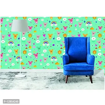 PRINT PANDA Fabulous Wallpaper for Home Decor, Living Room, Bed Room, Kids Room Waterproof Multicolor (RPS1102) 16 X 50 INCH-thumb0