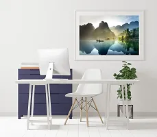 Print Panda Fabulous Landscape Wall Poster for Home Decor, Living Room, Bed Room, Kids Room, Play Room, Restaurant, Hotel (Self Adhesive Vinyl, Water Proof) (R059) (4 ft x 3 ft)-thumb2